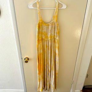 Painted threads pant rhomper - size S Yellow w/ pockets